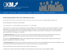 Tablet Screenshot of gkm-recruitment.com